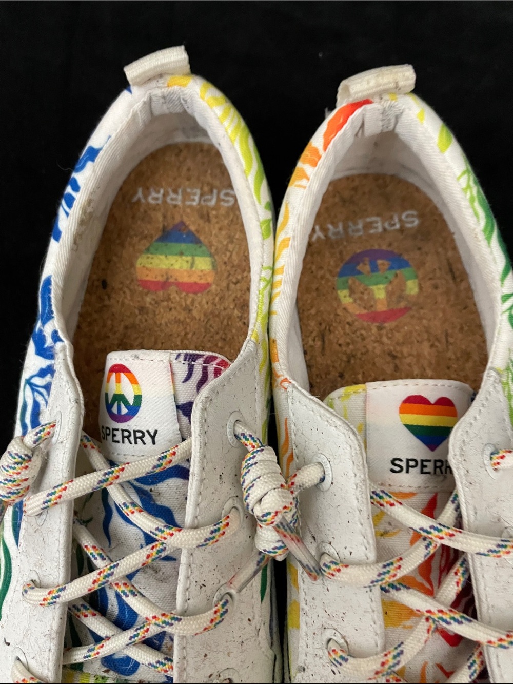 Women’s SPERRY Crest Vibe Pride Sneakers Sz 7M - Picture 4 of 8